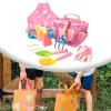 ToysCentral Basics Kids Gardening Tool Set,Garden Beach Sand Tools,Rake Gifts Pointed Spade Plant Tools Set,for Outdoor Children Kids Boys, 10 Pieces in 1 Set view 4