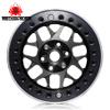 REDSPIDER2.2 beadlock Wheels4Pcs,Aluminum 2.2 Wheels Made by CNC Machiningfor 1/10 RC Rock Crawler Car Axial Wraith RR10 SCX10 90046 YETI D90 CC01 RC Crawler Car Upgrade Parts (Black) view 3