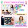45pcs Magnetic Blocks for Kids Ages 3-5,Magnetic Building Blocks for Toddlers Girl Toys,Creative Sensory Toys 1-3 Magnet Cubes Toys Gifts for 3 4 5 6 7 8 Year Old Boys & Girls Valentines Day Toy view 3