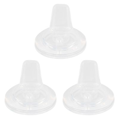 Sippy Cup Nipples for Lansinoh Baby Bottles, Soft 100% Silicone Sippy Spout Nipples, Variable Flow, 6m+, 3 Count
