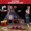 HYES Basketball Arcade Game Indoor Outdoor, Kids Basketball Hoop with 4 Balls & Pump, Single Shot Basketball Game at Home, Carnival Games Sport Toys for Boys Girls Teens view 3