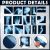 Sayglossy 15 Pcs Broken Bones x Ray Set Human x Rays Black and Blue Skeleton Pretend Xrays for Kids view 3