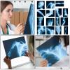 Sayglossy 15 Pcs Broken Bones x Ray Set Human x Rays Black and Blue Skeleton Pretend Xrays for Kids view 4