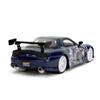 Jada Toys Naruto Mazda RX-7 1993 (20cm) with Kakashi Hatake Figure (7cm) - Miniature Car with Open Parts, Metal Toy Kit for Fans and Collectors Ages 8+ view 2