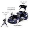 Jada Toys Naruto Mazda RX-7 1993 (20cm) with Kakashi Hatake Figure (7cm) - Miniature Car with Open Parts, Metal Toy Kit for Fans and Collectors Ages 8+ view 3