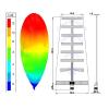 12dBi 2.4GHz 5.8GHz Dual Band WiFi Directional PCB Yagi Antenna for FPV Drone Remote Control for Enhanced Signal and Distance, Universal Fixed Mount Yagi Antenna view 2