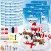 EOBOH 72 Pack Christmas Snowman Craft Kit, DIY Snowman Crafts Build a Snowman Kit Indoor Decor, Christmas Creative Air Dry Modeling Clay, Xmas Making Kit Toys for Family School Party Supplies view 1