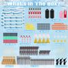 EOBOH 72 Pack Christmas Snowman Craft Kit, DIY Snowman Crafts Build a Snowman Kit Indoor Decor, Christmas Creative Air Dry Modeling Clay, Xmas Making Kit Toys for Family School Party Supplies view 2