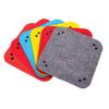 NIHUIFA Felt Dice Tray Board Game Foldable Storage Box for Key Wallet Coin Sundries Diced Tomatoes Canned Organic, Light Grey view 2