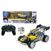 LEXiBOOK, Crosslander Buggy Max, Radio-Controlled Off-Road Buggy, up to 9 mph, Remote Control and 2 Rechargeable Batteries Included, Blue/Yellow, RC22 view 1