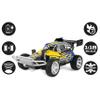 LEXiBOOK, Crosslander Buggy Max, Radio-Controlled Off-Road Buggy, up to 9 mph, Remote Control and 2 Rechargeable Batteries Included, Blue/Yellow, RC22 view 3