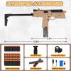 Realistic Toy Gun for Nerf Gun's Soft Bullets, Automatic MP9 Toy Set with 100 Soft Darts, 2 Magazines, Scope, High Capacity Battery, Electric Toy Machine Gun for Kids Age 6-12 view 4