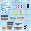 36 Pack Christmas Crafts Kit, DIY Xmas Ornaments Snowman Kit, Snowman Creative Air Dry Modeling Clay, Build a Snowman Kit Indoor Decorations, Christmas Activities Family School Events Party Supplies view 2