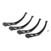 4pcs Universal Tripod Landing Gear Skid Set for DJI F450 F550 SK480 RC Quadcopter Black with Screws - Easy Installation - Plastic Material view 1