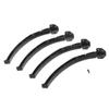 4pcs Universal Tripod Landing Gear Skid Set for DJI F450 F550 SK480 RC Quadcopter Black with Screws - Easy Installation - Plastic Material view 4