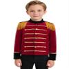 JEYPINMI Kids Boys Girls Drum and Trumpet Team Tassels Jacket Coat Marching Band Uniform Majorette Performance Tops Red 10 Years view 3