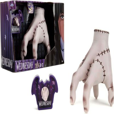 JADA Addams Wednesday Thing Radio Control Realistic Walking Hand, USB Rechargeable, 18 cm (253254005)
