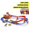 Dickie Toys - Skull Volcano Track (100 cm) with volcanic eruption, Car and Dinosaur Accessories - Highway Toy for Children from 3 Years, with Light and Sound, Batteries view 2