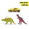 Dickie Toys - Skull Volcano Track (100 cm) with volcanic eruption, Car and Dinosaur Accessories - Highway Toy for Children from 3 Years, with Light and Sound, Batteries view 3