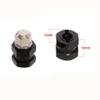 Enhance Your 1/10 RC Car with 12mm Extended Coupler C Boost Stability & Performance | Metal Adapter for Axial SCX10, HPI Upgrade Parts - Red/Black view 3