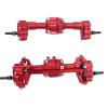 cvking RC Vehicle Axles Compatible with FMS for FCX18 FCX24 1/24 RC Car Part Front Rear Axle RC Upgrade Part Aluminum Alloy Protector Rc Front Rear Axle(Color:4) view 1