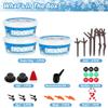 Christmas Craft Snowman Kit, 3 Pack DIY Snowman Craft Kit for Kids, Build a Snowman Indoor Decor, Creative Kids Air Dry Modeling Clay, Xmas Activities Christmas Making Kit for Toys Favors view 2