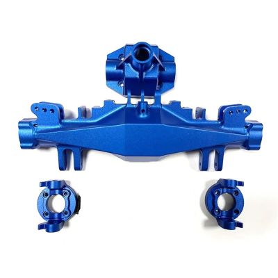 cvking RC Vehicle Axles Compatible with LOSI for LMT RC 1/8 RC Car Part Aluminum Alloy Front Axle Housing RC Upgrade Part Accessories Rc Front Axle Housing(Color:2)