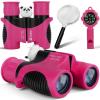 Binoculars for Kids, Toys for 3-12 Year Old Girls and Boys, Bird Watching Hiking 4 5 6 7 8 9 Year Old Girl Boy Christmas Birthday Gifts, Outdoor Toys for Kid Set with Magnifying Glass & Compass view 1