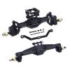 cvking RC Vehicle Axles Compatible with TRX4-M 1/18 RC Crawler Upgrade Parts Metal Front Rear Portal Axle Upgrade Ground Clearance 5.5MM RC Car Accessories(Color:1 Set) view 2