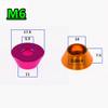 ToysCentral Basics 2Pcs M6 M8 Colorful Cup Head Washer Aluminum 6061 Cap Head Gasket for RC Model DIY Parts - (Inner Diameter: M8, Color: Royal Blue) view 3
