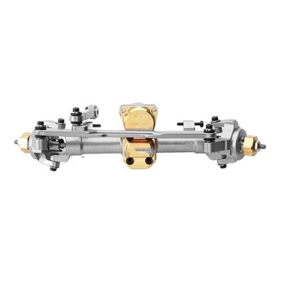 cvking RC Vehicle Axles Compatible with Axial for SCX24 1/24 RC Car Front Axle Aluminum Alloy CNC Front Axle RC Car Upgrade Part RC Car Upgrade Accessories(Color:3,Size:Front Axle)