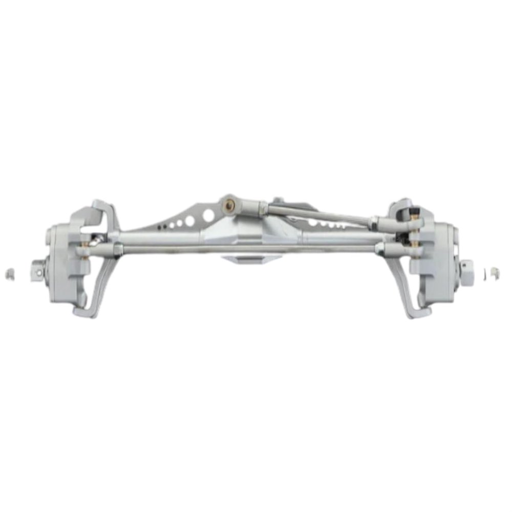 cvking RC Vehicle Axles Compatible with Axial for Capra 1/10 RC Car Part Aluminum Alloy RC Car Accessories Better Stability Front Axle Rc Front Axle Upgrade Parts(Color:2)