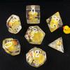 Bescon Oversized YellowDuck RPG Dice Set of 7, Novelty Jumbo Dice Yellow Duck Polyhedral DND Game Die Set view 1