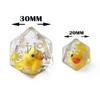 Bescon Oversized YellowDuck RPG Dice Set of 7, Novelty Jumbo Dice Yellow Duck Polyhedral DND Game Die Set view 4