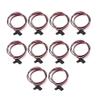 Luzhengyang 10Pcs 1m Servo Extention Wire Cord for RC Airplanes, Remote Control Helicopters, 39.37inch Black/Red/White Extension Cables for Reliable Connection view 1
