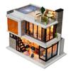 DIY Handcraft Miniature Kit with LED s - Wooden Dolls House Furniture Set for Completion, Florence Building Themed - Develop Intelligence and Patience - for Kids & Hobbyi view 2