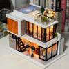 DIY Handcraft Miniature Kit with LED s - Wooden Dolls House Furniture Set for Completion, Florence Building Themed - Develop Intelligence and Patience - for Kids & Hobbyi view 4