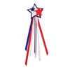Dzrige Star Fairy Wands Star Magic Wands Patriotic Star Stick 4th of July Ribbon Streamer Wands for 4th of July Independence Day Celebration Party Supplies Photo Props Home Decor view 1