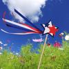 Dzrige Star Fairy Wands Star Magic Wands Patriotic Star Stick 4th of July Ribbon Streamer Wands for 4th of July Independence Day Celebration Party Supplies Photo Props Home Decor view 4