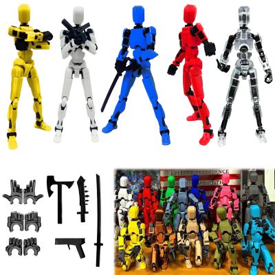 2025 New Assembly Completed-Titan 13 Action Figure,Dummy Robot 13 Action Figures Set,3D Printed Multi-Jointed Action Figures,Nova 13 Action Figure for Collectors Desktop Decorations (5pcs)