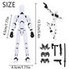 2025 New Assembly Completed-Titan 13 Action Figure,Dummy Robot 13 Action Figures Set,3D Printed Multi-Jointed Action Figures,Nova 13 Action Figure for Collectors Desktop Decorations (5pcs) view 4