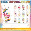Aliceset 24 Pcs Bible Verses Religious Christian Dog Tag Necklace Religious Party Favors Inspirational Motivational Necklace Bulk for Easter Sunday School Holy Week Prizes Gifts(Classic) view 2