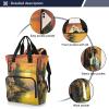 WELLDAY Diaper Bag Backpack - Lake by Sunset Large Capacity Baby Bag for Women, Multifunctional Diaper Bag for Travel view 2