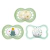 MAM Variety Pack with 3 Pacifiers for 16+ Months Babies, Includes Original, Air, and Glow-in-Dark Pacifiers view 2