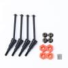 RCAWD #45 Steel CVD Drive Shaft Front Rear CVD Driveshaft Wheel Hex Wheel Nut for Arrma 1/18 Granite Grom Typhon Grom Mega 380 Upgrade Parts view 1