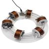 6 Coils Ring Electromagnetic Accelerator, Brushless Motor Cyclotron, Physics Aids Model, for Experimental Teaching, Scientific, DIY, Gifts, Experiment Equipment, Desk Toy view 3