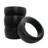 FLMLF Upgrade Front and Rear Inner Foam Inserts for 1/5 HPI ROFUN BAHA KM ROVAN Baja 5B Rc Car Wheel Tire Parts 4pcs/Set Black view 4