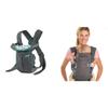 Infantino Carriers Bundle - Swift Classic 2-Way Grey Carrier with Pocket & Flip 4-in-1 Convertible 8-32 lb Carrier view 1