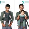 Infantino Carriers Bundle - Swift Classic 2-Way Grey Carrier with Pocket & Flip 4-in-1 Convertible 8-32 lb Carrier view 3