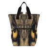 WELLDAY Diaper Bag Backpack - Owl Eyes Large Capacity Baby Bag for Women, Multifunctional Diaper Bag for Travel view 1